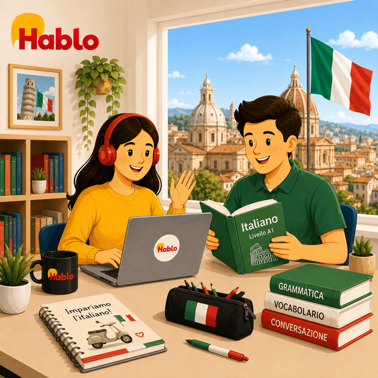 Italian language course in chattarpur